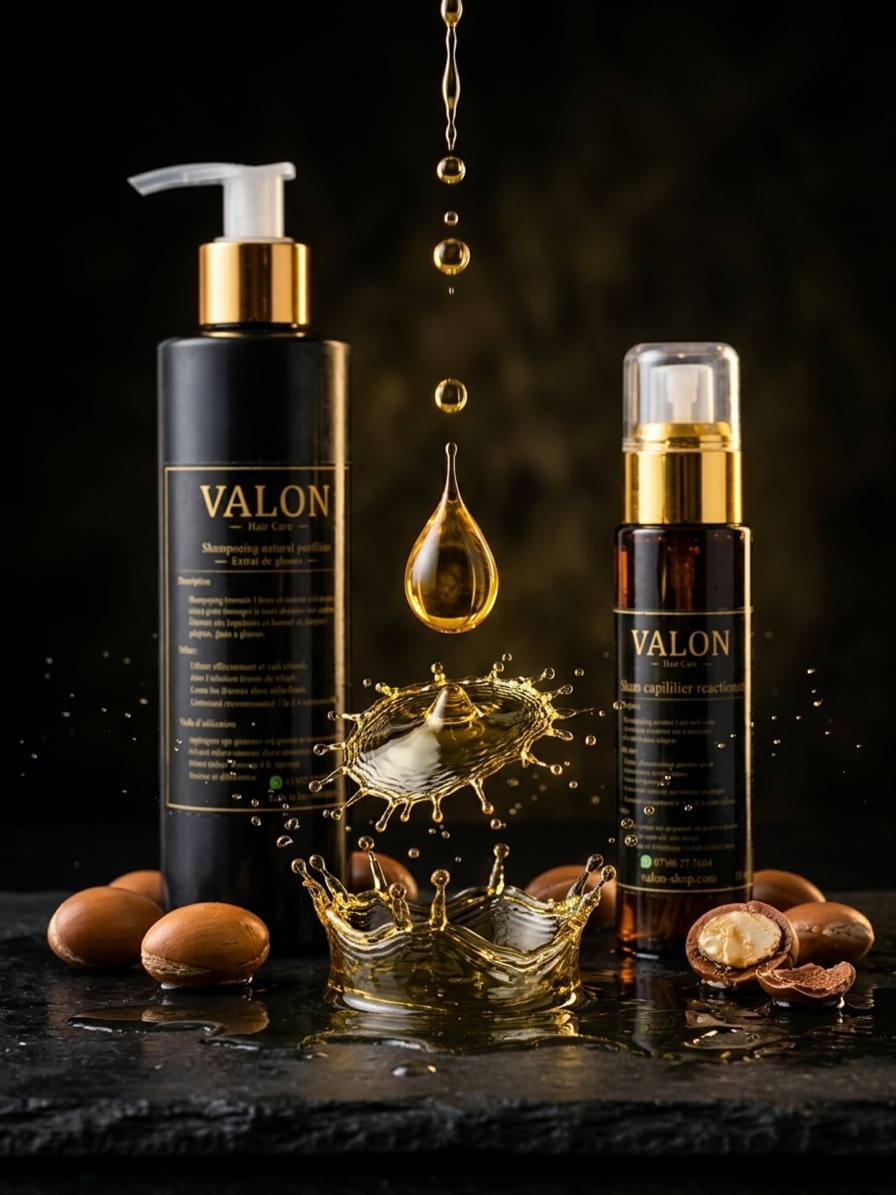 Huile capillaire nourrissante VALON à l'huile d'argan